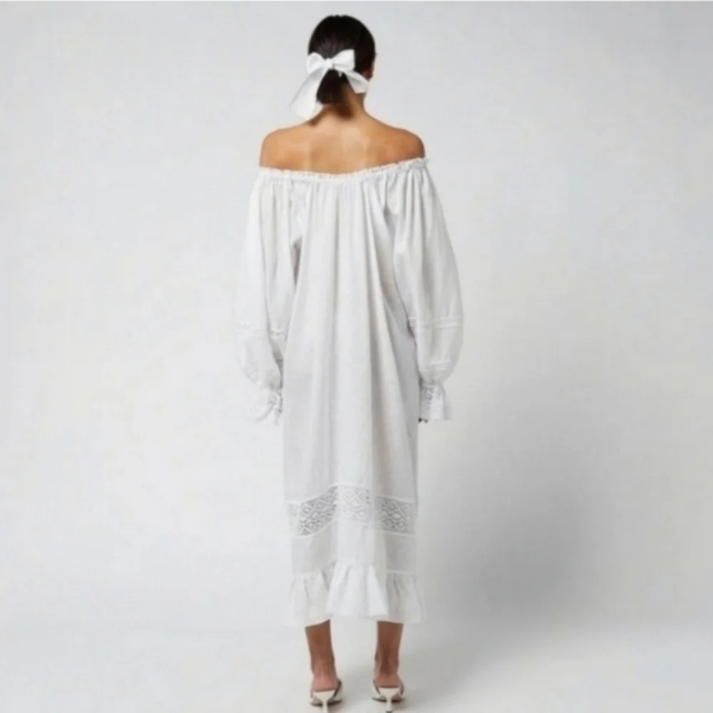 Sleeper Paloma 100% linen midi dress - Picture 8 of 15